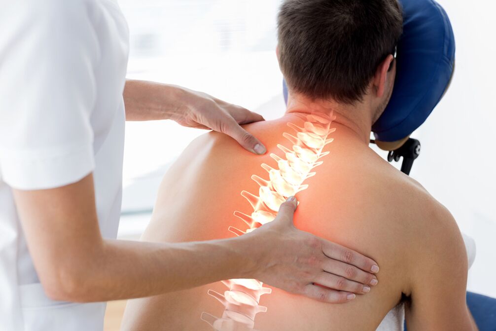 starke Schmerzen bei Osteochondrose