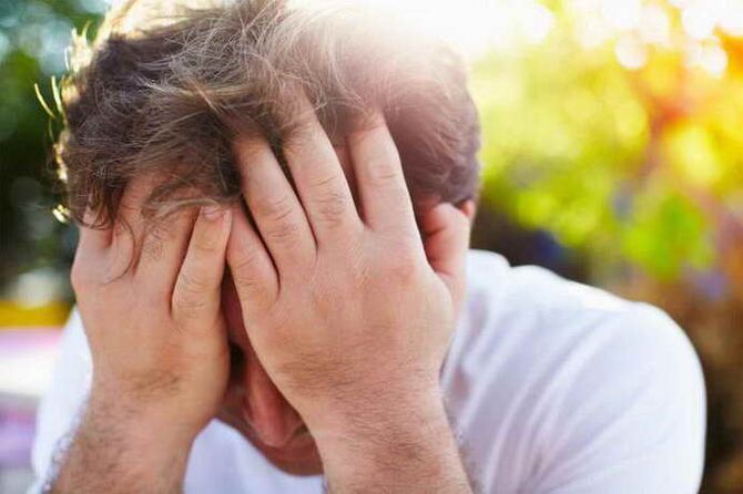 Kopfschmerzen können Osteochondrose verursachen